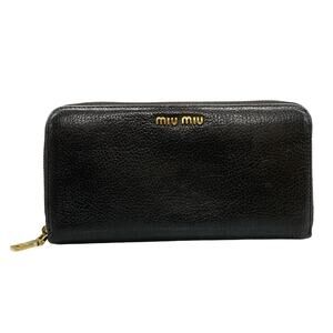 Miu Miu miumiu Long Wallet 5ML506 Leather